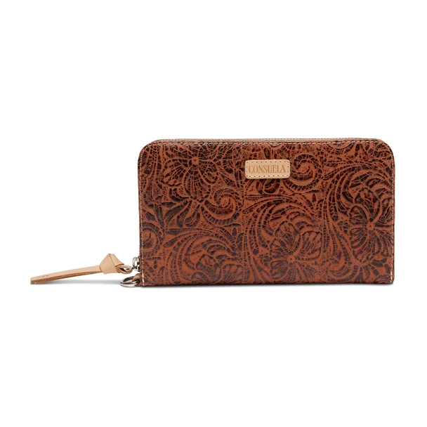 CONSUELA SALLY ESSENTIAL TOOLED LEATHER - ACCESSORIES PURSES WALLET - WRWL4981VFSQOS