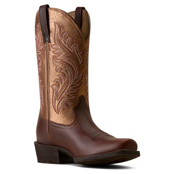 ARIAT ROUND UP ESPRESSO CUTTER TOE - BOOT LADIES  - 10080406