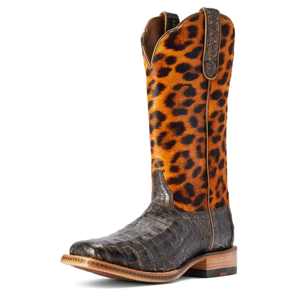 ARIAT BRUSHED CHOCOLATE CAIMAN BELLY - BOOT LADIES  - 10042540