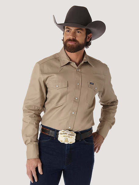 WRANGLER COWBOY CUT TAN RIGID - MENS SHIRT  - MS70319