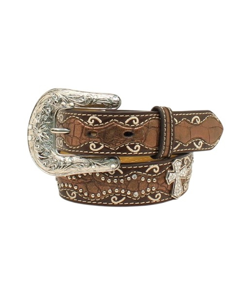 ARIAT FAUX CROCODILE CROSS - ACCESSORIES BELT KIDS - A1302802