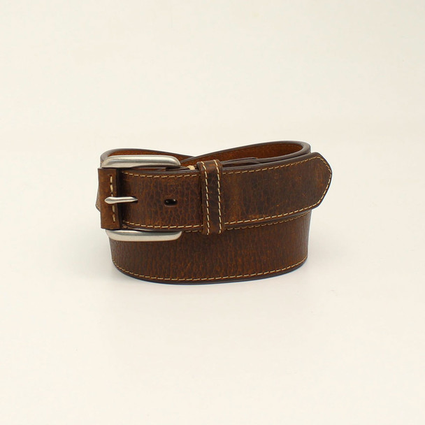 ARIAT ROLLER SINGLE STITCH BROWN - ACCESSORIES BELT MEN - A1037202