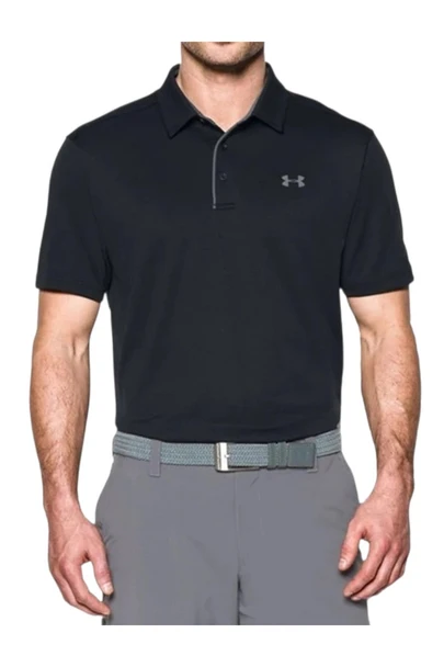 UNDER ARMOUR BLACK TECH POLO - MENS POLO  - 1290140-001