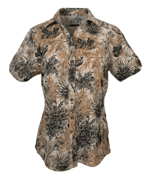 GAMEGUARD LADIES DESERT CAMO MICROFIBER - LADIES SHIRT  - 1125GGC