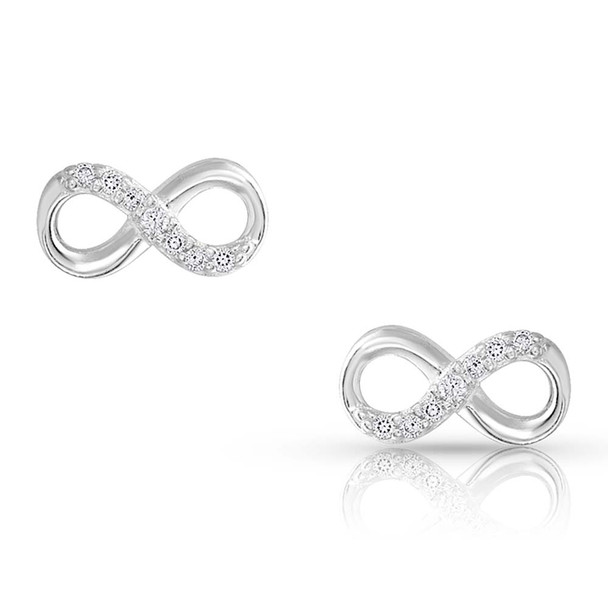 MONTANA SILVERSMITHS SILVER SHINE INFINITY - ACCESSORIES JEWELRY EARRINGS - ER4474