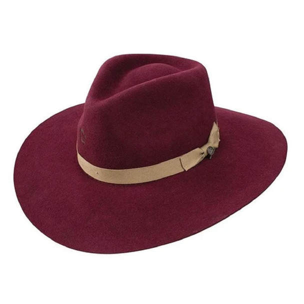 CHARLIE 1 HORSE HIGHWAY BURGUNDY - HATS WOOLS  - CWHIWA-403682