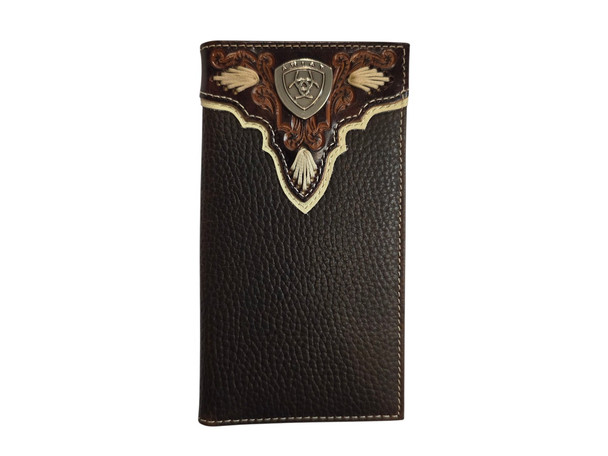 ARIAT LEATHER OVERLAY IVORY TRIM - ACCESSORIES WALLET  - A3531444