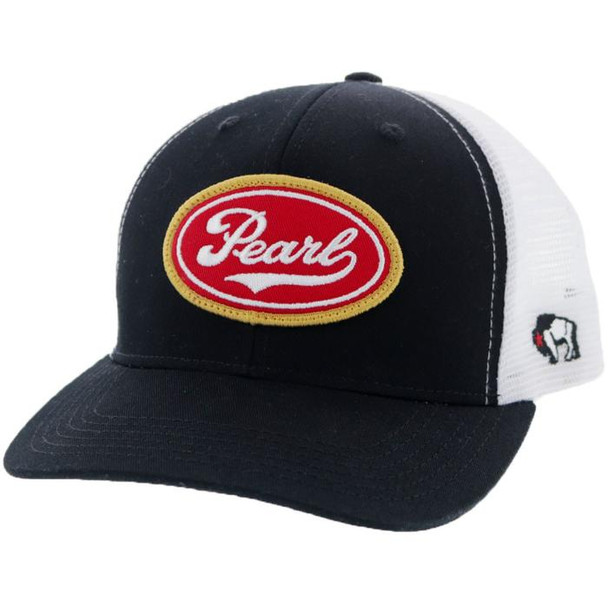 HOOEY PEARL BEER BLACK WHITE - HATS CAP  - 9709T-BKWH