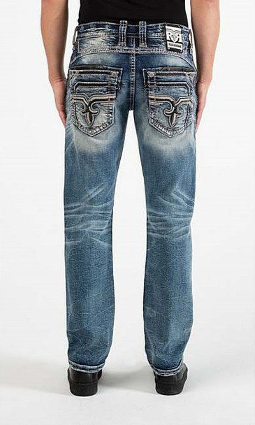 ROCK REVIVAL RALPH J201 STRAIGHT FIT - MENS JEANS  - RP3666J201