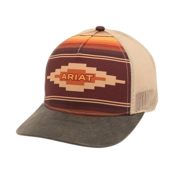 ARIAT AZTEC LOGO TAN BROWN - HATS CAP  - A300017908