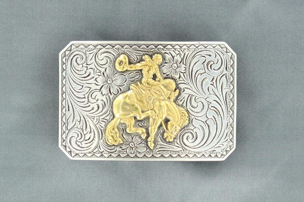 NOCONA MENS SADDLE BRONC BUCKLE - ACC BUCKLE  - 37558