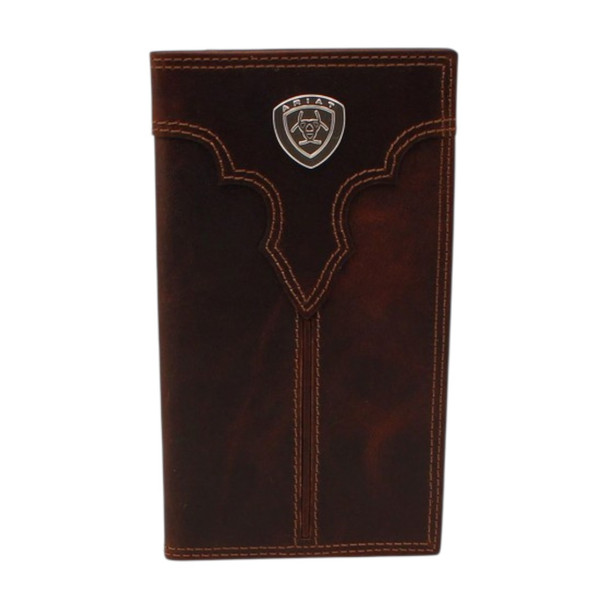ARIAT CENTER BUMP SHIELD BROWN RODEO - ACCESSORIES WALLET  - A3550002