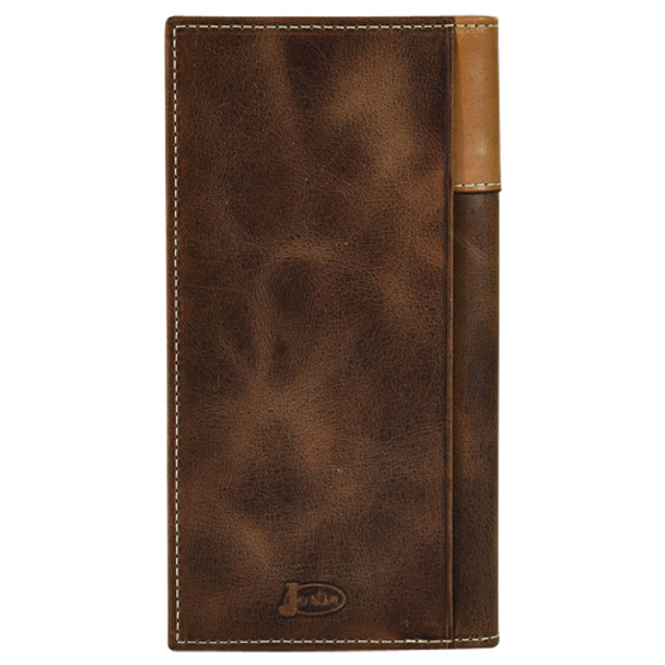 JUSTIN  RODEO WALLET BASKET WEAVE YOKE - ACCESSORIES WALLET  - 2030767W3