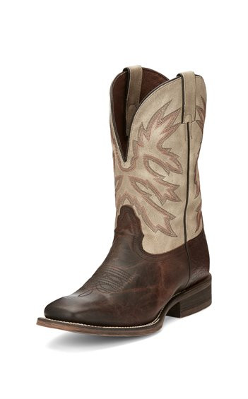 HENRY ANTIQUED BROWN COWHIDE HR5570 NOCONA