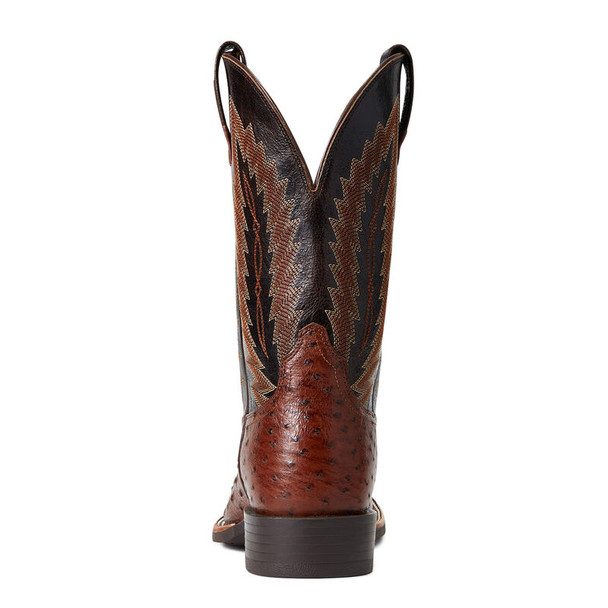 ARIAT QUANTUM OSTRICH PRIMO TOBACCO - BOOT MENS WESTERN - 10040304