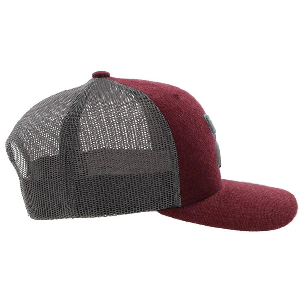 HOOEY STERLING MAROON GREY TRUCKER - HATS CAP  - 2206T-MAGY