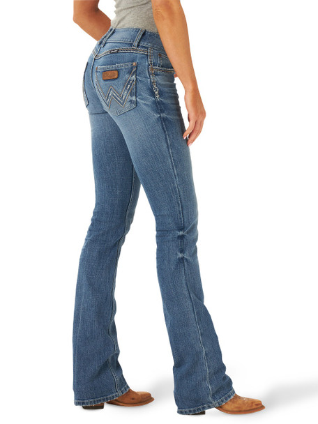 WRANGLER SADIE RETRO BOOTCUT LOW RISE - LADIES JEANS  - 112317231