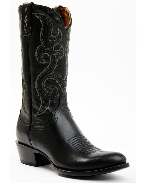 LUCCHESE BLACK COWHIDE - BOOT MENS WESTERN - M3430.R3