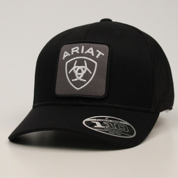 ARIAT PATCH LOGO SOLID BLACK - HATS CAP  - A300015001