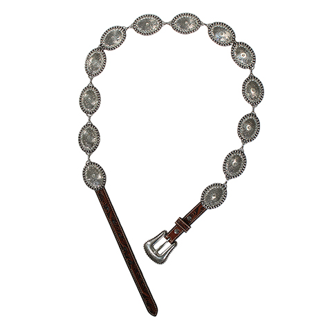 NOCONA 1 1/4'' CRYSTAL CONCHOS BLACK - ACCESSORIES BELT LADIES - N320004301