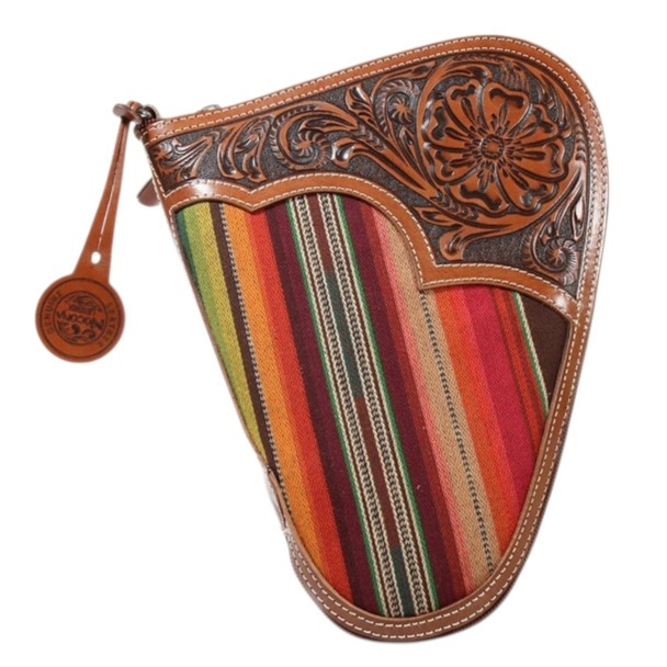 NOCONA HANDGUN CASE SERAPE TOOLED TAN - ACCESSORIES OTHER  - N7600608