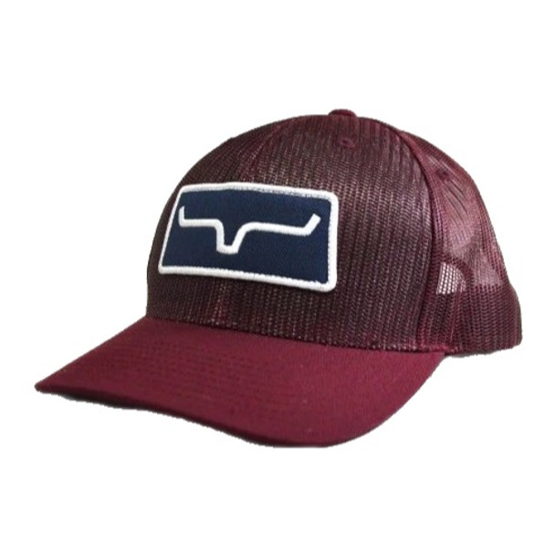 KIMES RANCH ALL MESH TRUCKER-BURGUNDY - HATS CAP  - ALL MESH TRUCKER-BURGUNDY