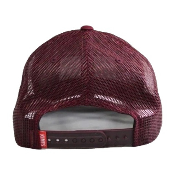 KIMES RANCH ALL MESH TRUCKER-BURGUNDY - HATS CAP  - ALL MESH TRUCKER-BURGUNDY