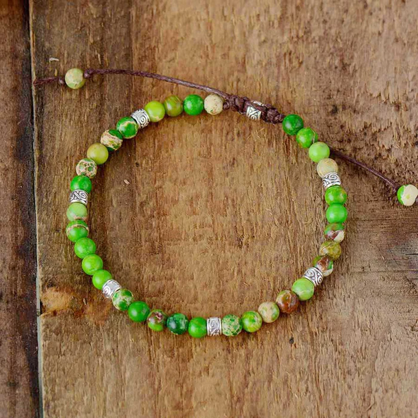 CAPE DIABLO TIBETAN ENERGY GREEN - ACCESSORIES JEWELRY BRACELET - TIBETAN ENERGY GREEN