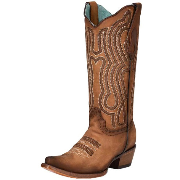 CORRAL LD SHEDRON BROWN EMBROIDERY - BOOT LADIES  - C3869