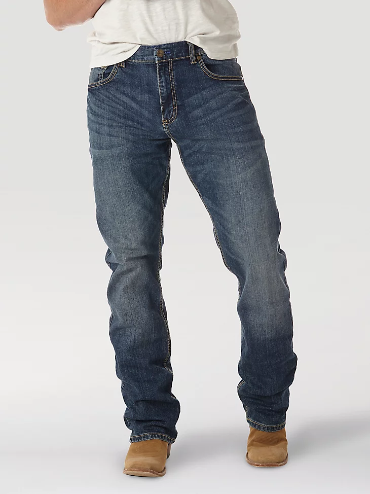 Wrangler Retro Slim Fit Bootcut Layton - Mens Jeans - Wlt77Ly - Picture 2 of 28