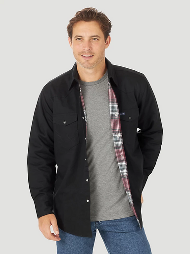 Quilt Lined Brushed Flannel Shirt Jacket – Venado