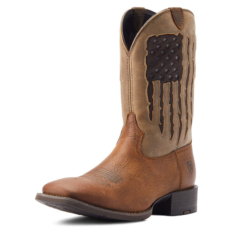 Ariat Sport My Country Venttek Brown - Boot Mens Western - 10044564