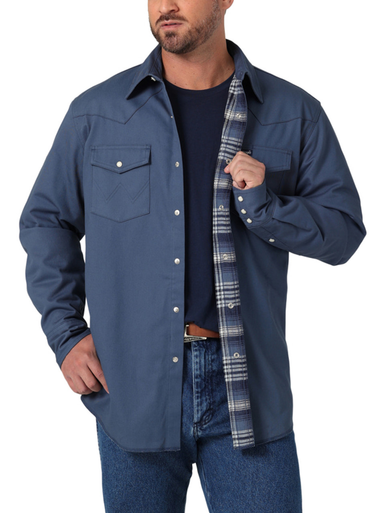 Wrangler Men’s Flannel Lined Workshirt main image 1