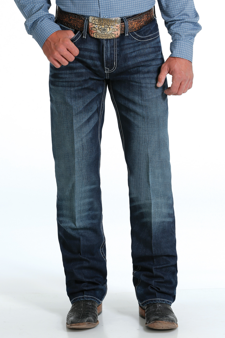 Cinch Men's Ian Slim Fit Mid Rise Bootcut Jeans