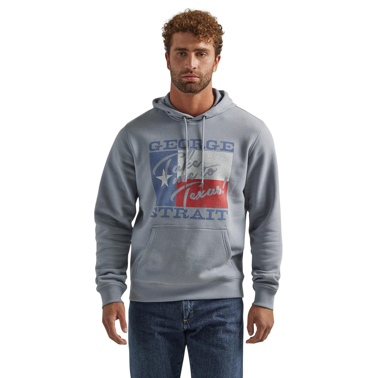Sudadera con capucha Wrangler gris bandera de Texas del estrecho de George - 1123339675 - Imagen 1 de 10