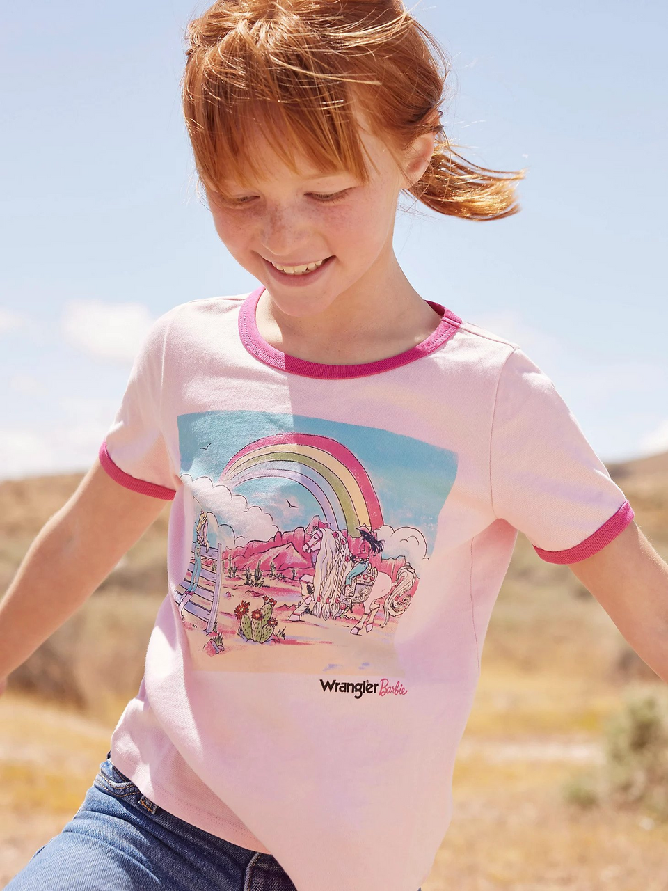 Wrangler Barbie Stampa Ringer Rosa - Camicia Bambine - 112344860 - Foto 4 di 24