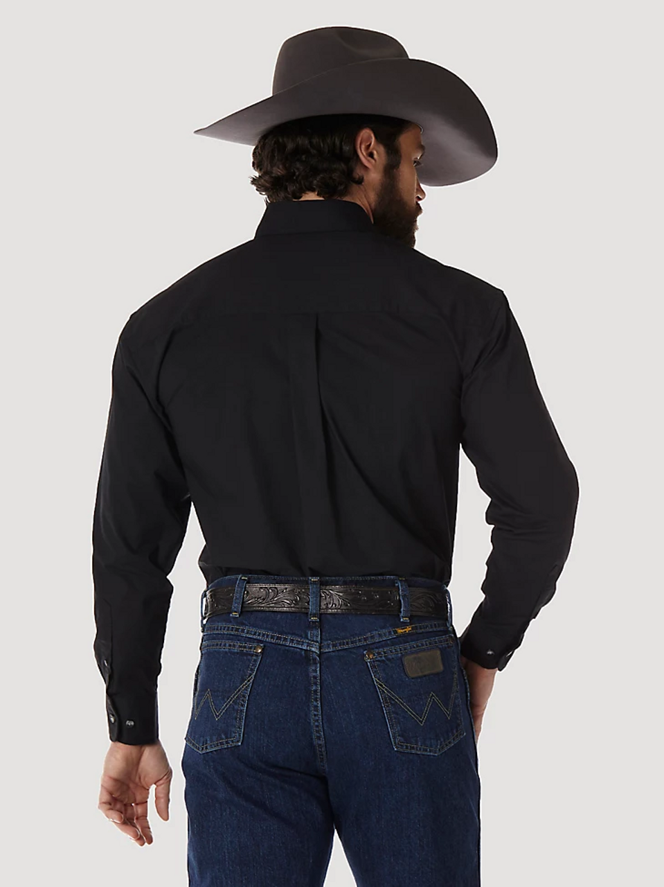Wrangler George Strait Solid Black - Herren Hemd - 112345802 - Bild 2 von 15