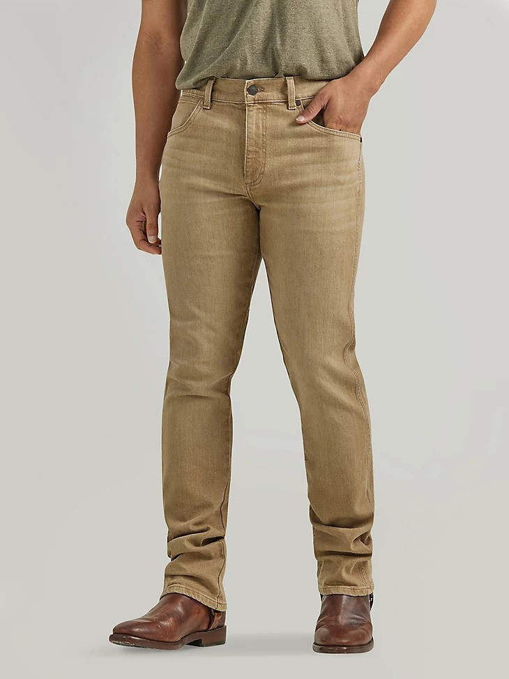 Wrangler Retro Slim Straight Saddle - Mens Jeans - 112345014 - Picture 1 of 44