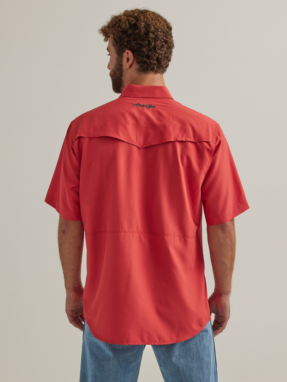 Camisa para hombre Wrangler Classic Fit Performance roja - 112344571 - Imagen 2 de 20