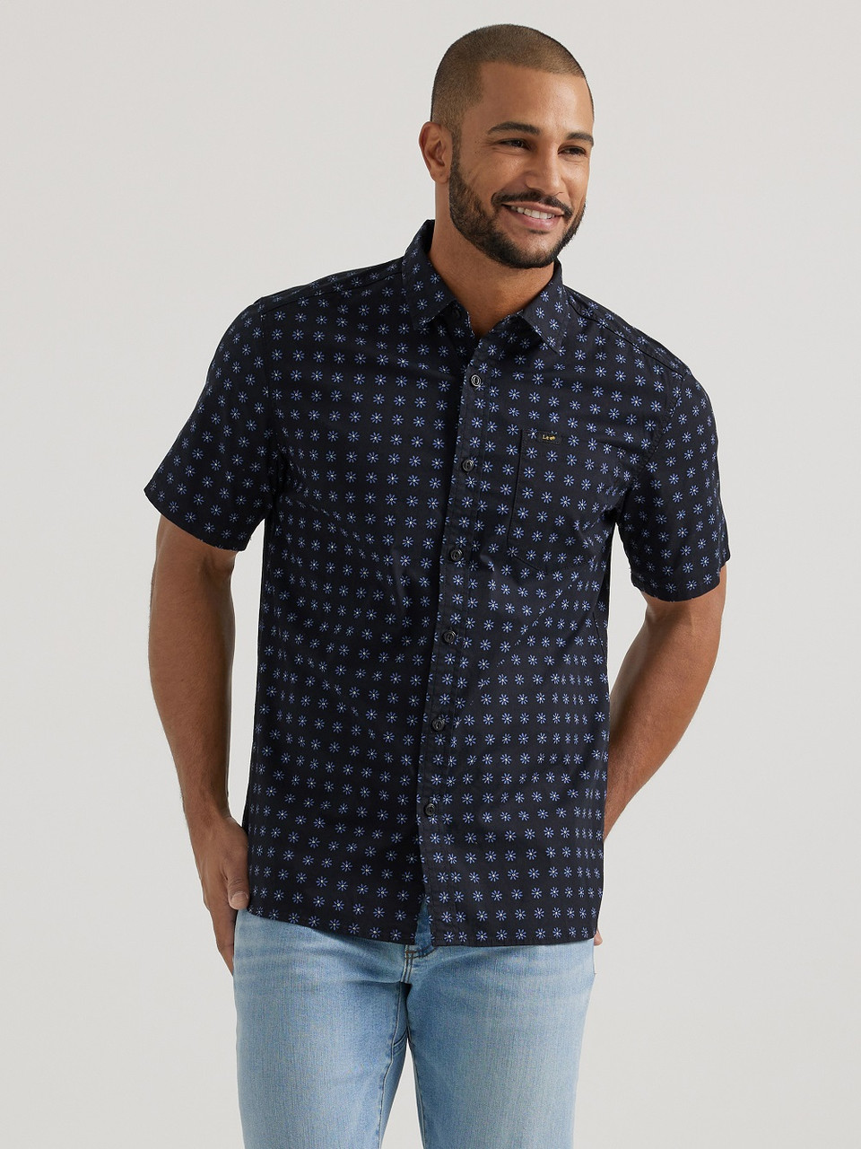 Camisa para hombre Lee Black Surf azul estampado floral - 112347461 - Imagen 1 de 20