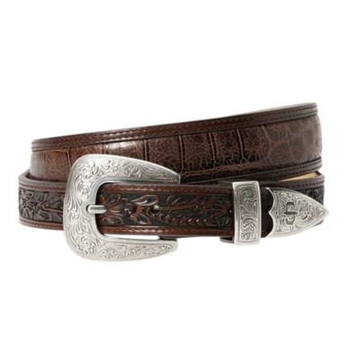 BROWN COGNAC CROCO PRINT 9911500-267 STETSON