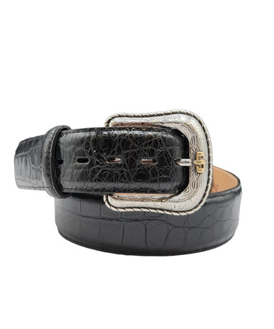 THE SHISHIKUI　BELT / BLACK　M Satin Cotton Black Belt 