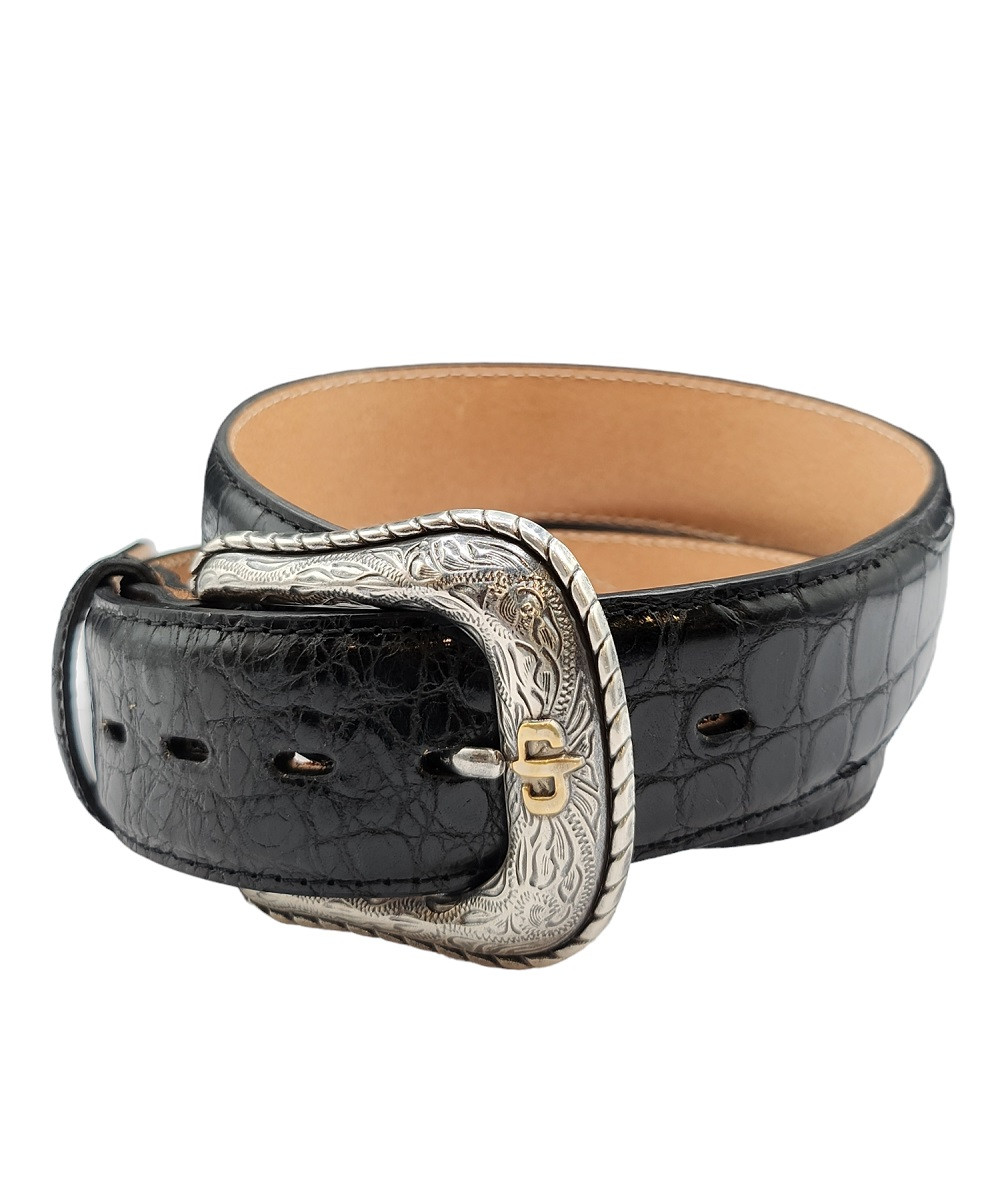 Stetson schwarz Krokodil geprägt - Zubehör Gürtel Herren - 9900500-001 - Bild 4 von 28