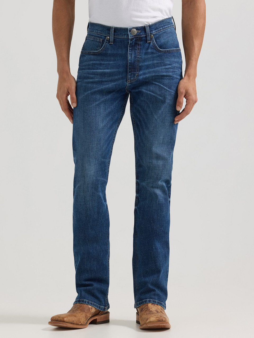 Wrangler 20X Vintage Boot Cut Dark Wash - Mens Jeans - 112352763 - Picture 2 of 44