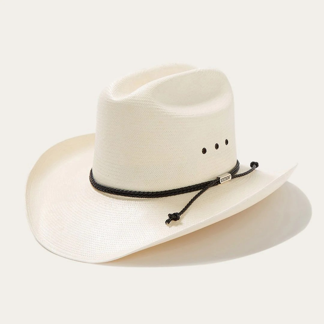 Stetson Carson Shantung 10 x 3 3/4 Krempe - Hut Strohhalme - Sscrcmk603681 - Bild 1 von 30