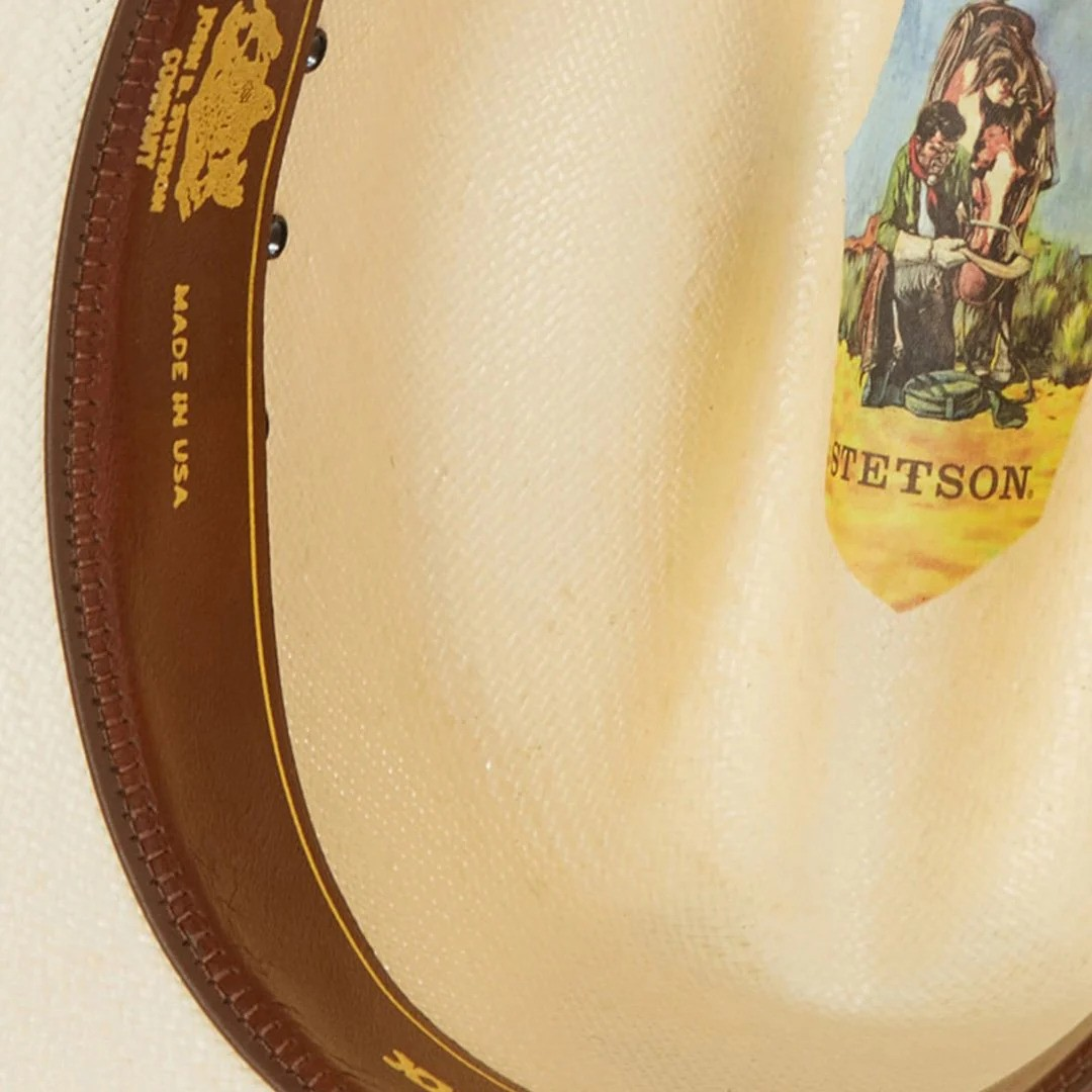 Stetson Carson Shantung 10 x 3 3/4 Krempe - Hut Strohhalme - Sscrcmk603681 - Bild 4 von 30