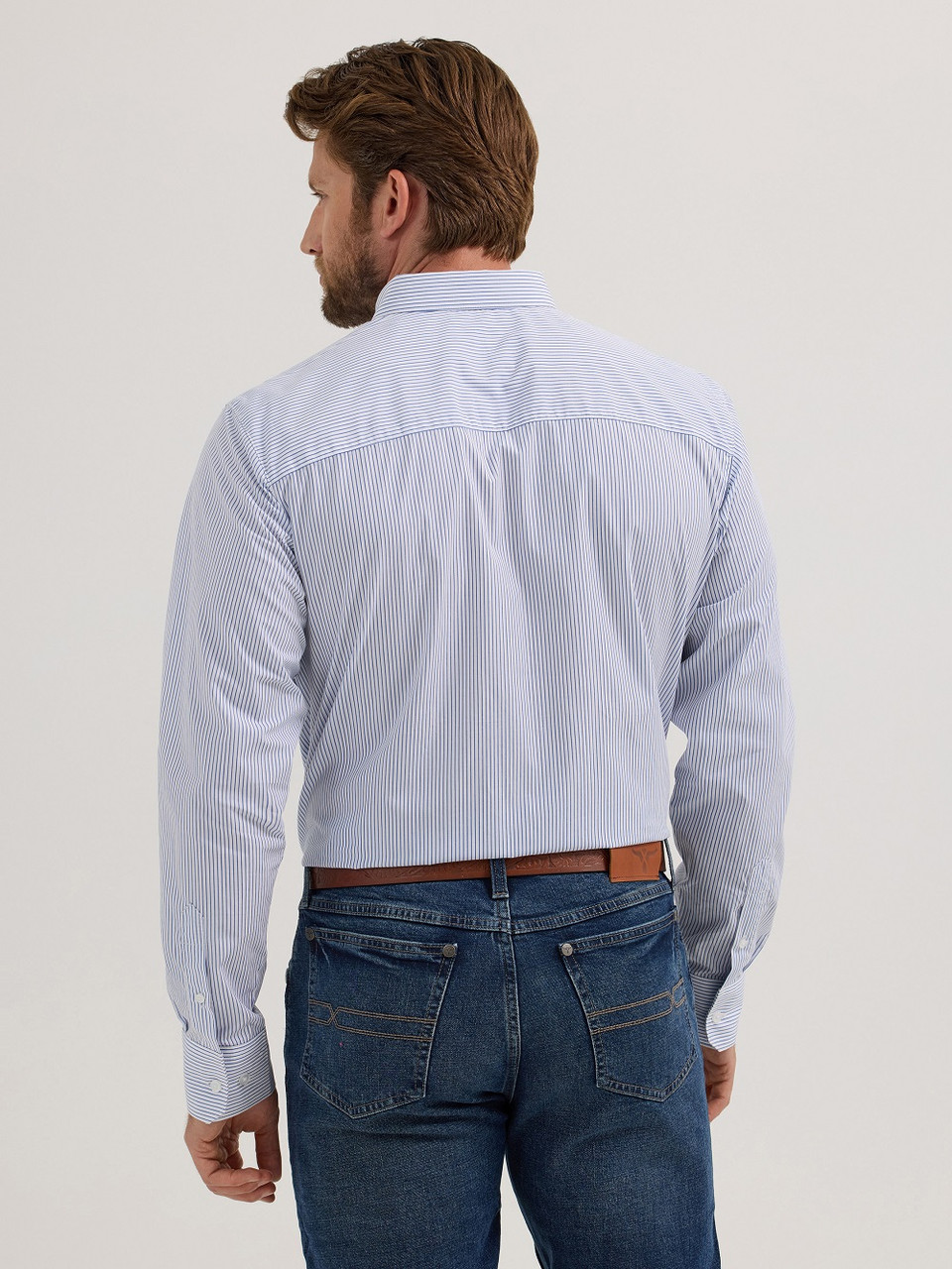 Wrangler Cody Johnson Blue Stripe Print - Herren Hemd - 112357672 - Bild 2 von 20