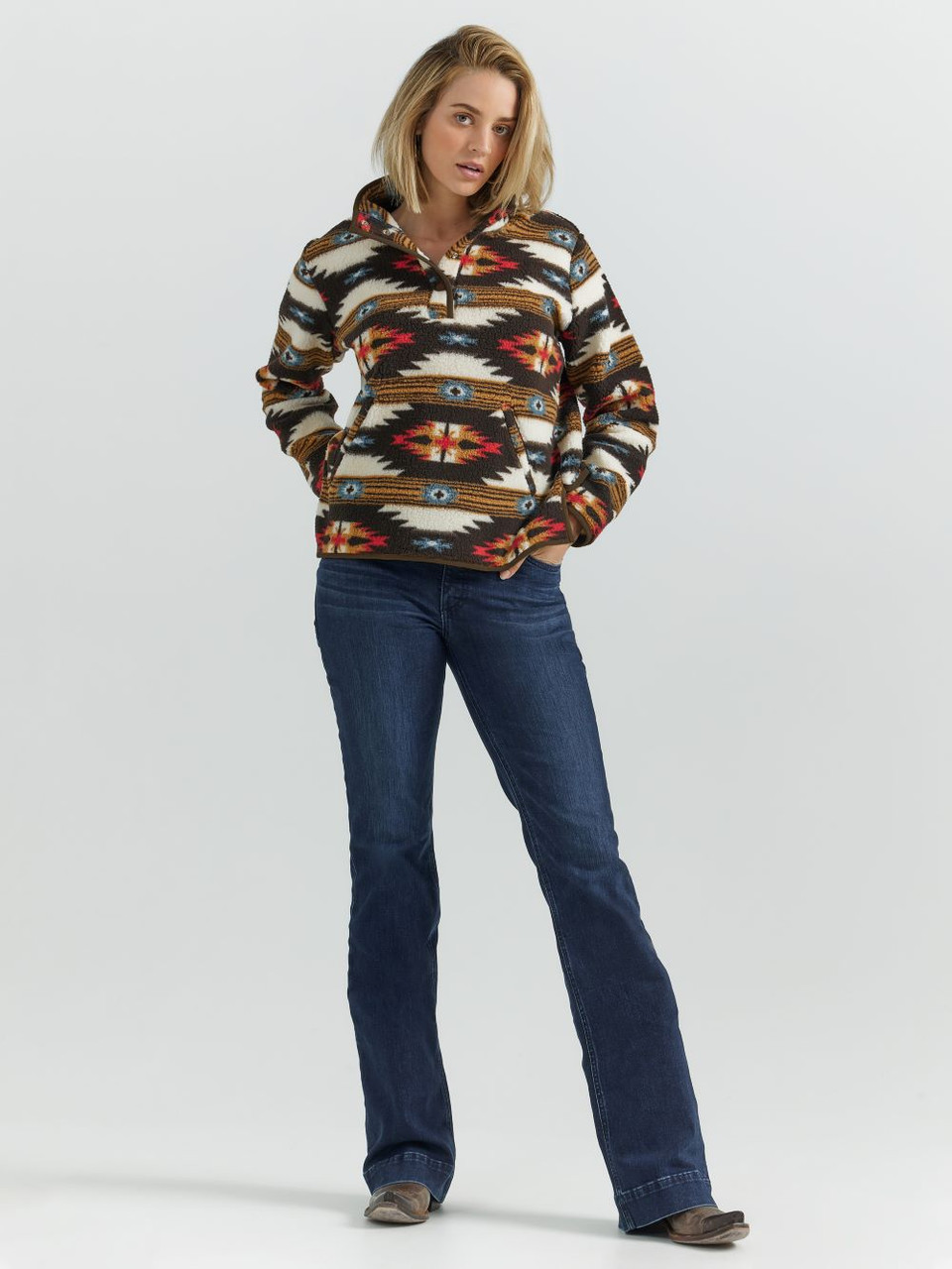 Pullover Wrangler Southwestern Sherpa - Sudadera para mujer - 112353121 - Imagen 3 de 49