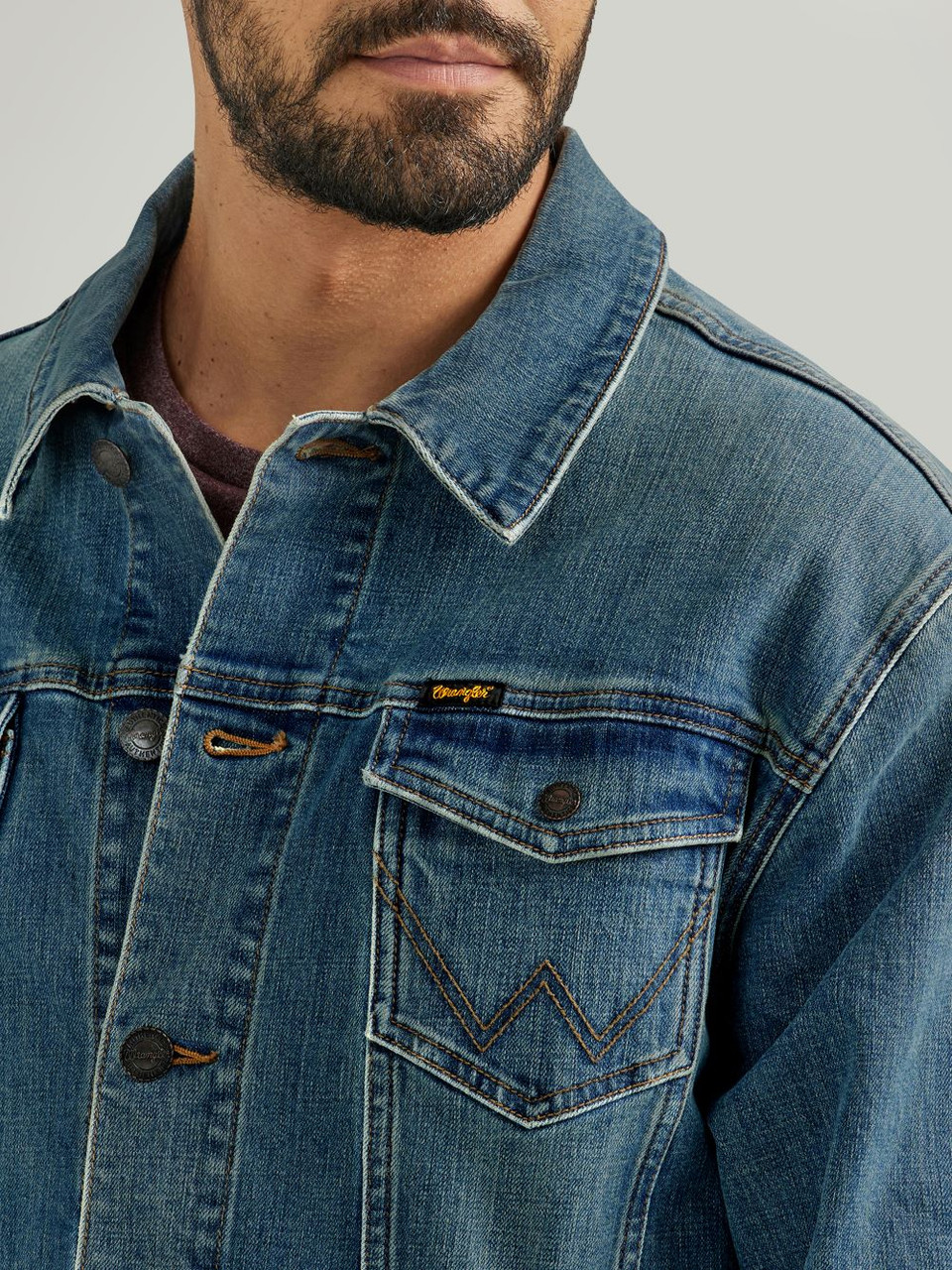 Wrangler Retro Jeansjacke ungefüttert - Herren Jacke - 112352967 - Bild 3 von 20