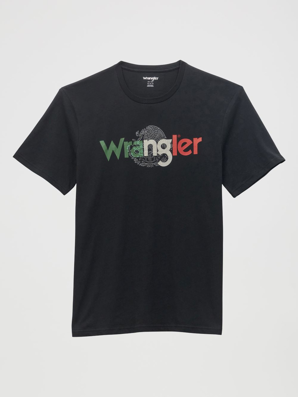 Wrangler Mexico Flag Logo Tee Black - Herren T-Shirt - 112353932 - Bild 1 von 5